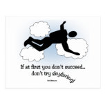 No Skydiving Postcards