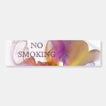 No smoking bumper stickers