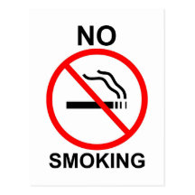 No Smoking Postcards