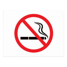 No smoking sign or symbol/anti smoking postcards