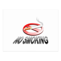 No Smoking Sign Post Cards