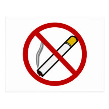 No Smoking Sign Postcards