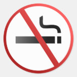 No Smoking Sign Sticker