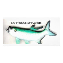NO STRINGS ATTACHED PICTURE CARD