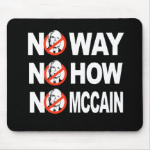 No way, No how, No McCain mousepad