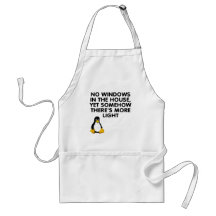 No windows in the house... apron