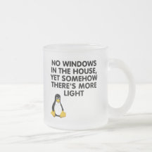 No windows in the house... coffee mug