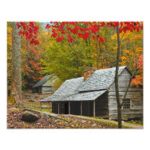 Noah "Bud" Ogle Cabin in the Smokies Photo Print