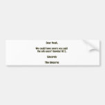 Noah Bumper Stickers