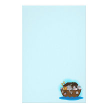 Noah's Ark Personalized Stationery