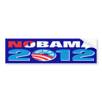 NOBAMA 2012 BUMPER STICKERS