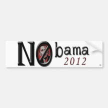 Nobama 2012 Bumper Sticker