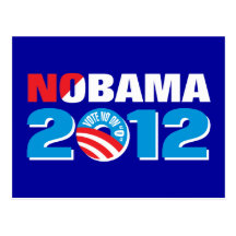 NOBAMA 2012 POSTCARD
