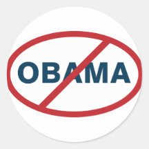 nObama! Round Stickers