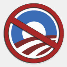 Nobama Round Stickers