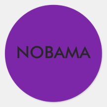 NOBAMA STICKER