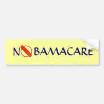 NOBAMACARE bumper sticker