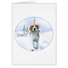 Noel Beagle Holiday Card