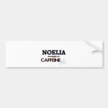 Noelia powered by caffeine bumper stickers