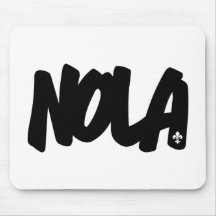 NOLA Letters Mousepad