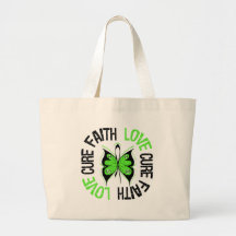 Non-Hodgkin's Lymphoma Faith Love Cure Canvas Bags