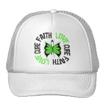 Non-Hodgkin's Lymphoma Faith Love Cure Trucker Hat