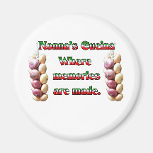 Nonna's Cucina Where Memories Are Made Refrigerator Magnets