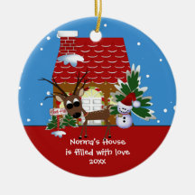 Nonna's Love House Christmas Ornament