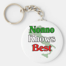 Nonno (Italian Grandfather) Knows Best Key Chains