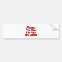 Nonno The Man The Myth The Legend Bumper Sticker