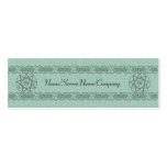 Nonogram Skinny Intro Card Business Card Template