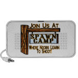 Noobs At Spawn Camp iPhone Speaker