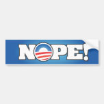 NOPE BUMPER STICKER