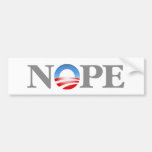 NOPE BUMPER STICKERS