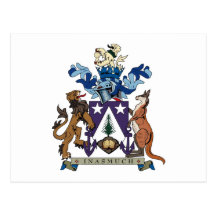 Norfolk Island Coat of Arms Postcard