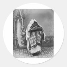 North African in Costume - Vintage Photo 1880 Round Sticker