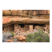 North America, USA, Colorado. Cliff dwellings Photographic Print