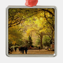 North America, USA, New York, New York City. 12 Christmas Tree Ornaments