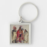North American Indians, c.1832 Keychain