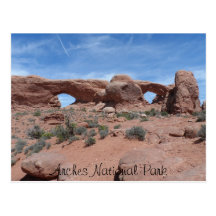 North and South WIndows- Arches National Park Postcards