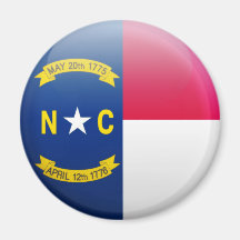 North Carolina Flag Magnets