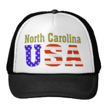 North Carolina USA! Mesh Hats