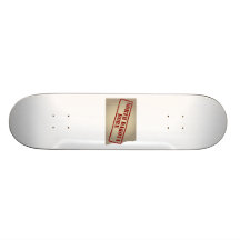 North Dakota Born - Stamp on Map Skate Board Deck