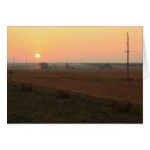North Dakota Sunrise Card