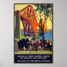 North Eastern Railway of England and Scotland Poster