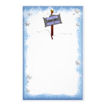 north pole customized stationery