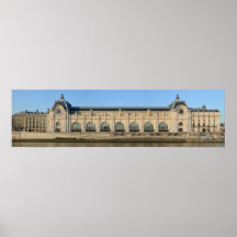 North side of Orsay Museum building Print