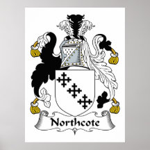 Northcote Family Crest Poster