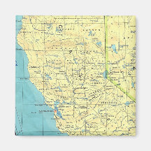 Northern California Refrigerator Magnet