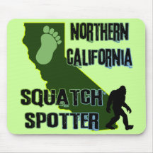 Northern California Squatch Spotter Mousepad
